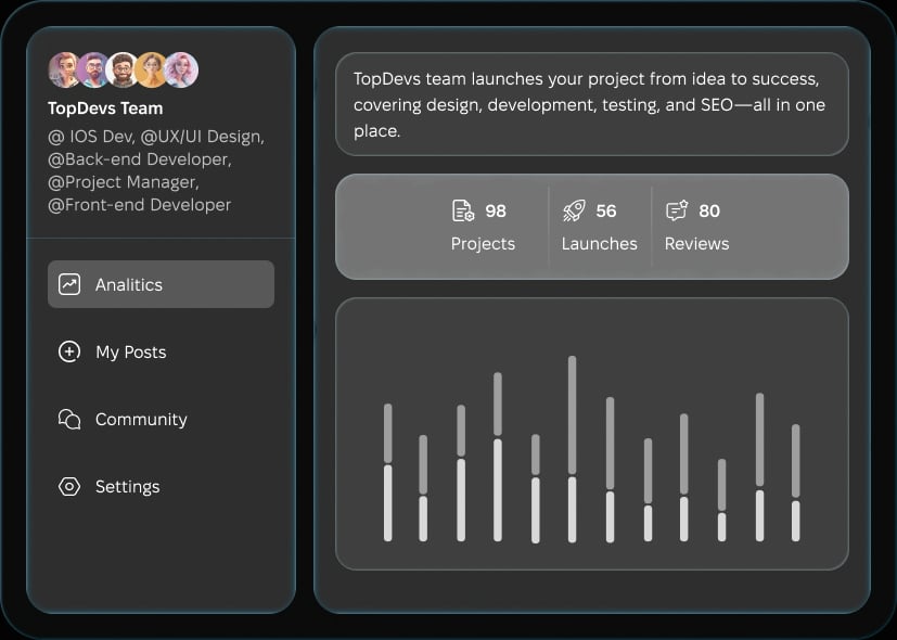 Custom application development by TopDevs