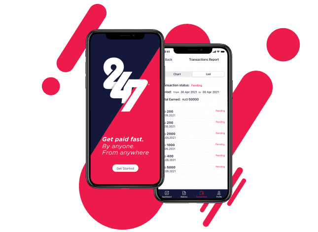 24/7 Billing System, A custom fintech application development project — a secure payment processing app for SMBs, designed to streamline billing and transactions.